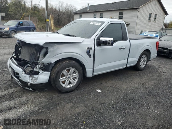 2022 Ford F-150 XL with VIN 1FTMF1C57NKE48891, listed as a Copart auction lot 51837445 with 17,285 mi miles and Salvage title. Bid and sale history available at DreamBid. Image 1.