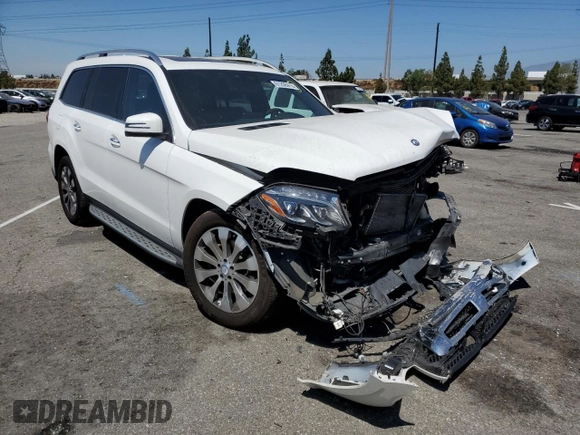 2017 Mercedes-Benz GLS with VIN 4JGDF6EE3HA880149, listed as a Copart auction lot 61208413 with 106,024 mi miles. Bid and sale history available at carsss.com. Image 4.