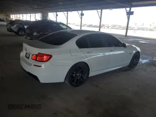 2014 BMW 5 Series 528i with VIN WBA5A5C5XED505208, listed as a Copart auction lot 54555285 with 151,145 mi miles and Clean Title. Bid and sale history available at DreamBid. Image 3.