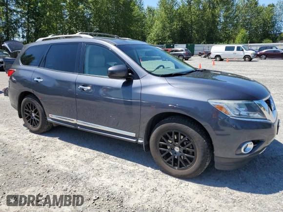 2013 Nissan Pathfinder SL z VIN 5N1AR2MM0DC629809, wystawiony jako Copart lot #60355695 z przebiegiem 92 617 mil mil oraz Czysty tytuł • Clean title. Historia ofert i sprzedaży dostępna na DreamBid. Obrazek 4.