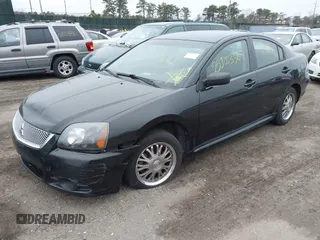 2010 Mitsubishi Galant FE with VIN 4A32B2FF3AE003308, listed as a IAAI auction lot 41927793 with 999,999 mi miles. Bid and sale history available at carsss.com. Image 2.