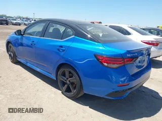 2025 Nissan Sentra SR with VIN 3N1AB8DVXSY291251, listed as a IAAI auction lot 41952362 with 2,802 mi miles and . Bid and sale history available at DreamBid. Image 3.