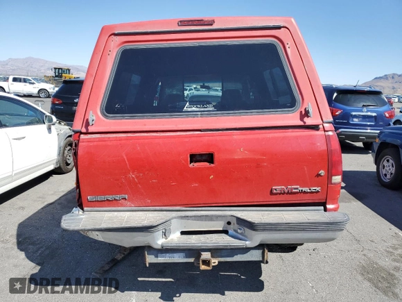 1995 GMC Sierra 1500 z VIN 2GTEK19K1S1590453, wystawiony jako Copart lot #56644075 z przebiegiem 222 590 mil mil oraz Szkoda całkowita • Salvage title. Historia ofert i sprzedaży dostępna na DreamBid. Obrazek 6.