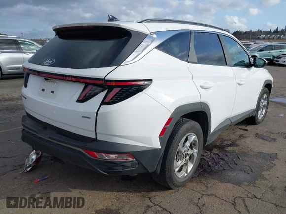 2023 Hyundai Tucson SEL with VIN 5NMJBCAE1PH284047, listed as a IAAI auction lot 41658005 with 16,521 mi miles. Bid and sale history available at carsss.com. Image 4.