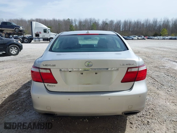 2008 Lexus LS 460 L with VIN JTHGL46F985024402, listed as a IAAI auction lot 41753588 with 167,373 mi miles and . Bid and sale history available at DreamBid. Image 16.