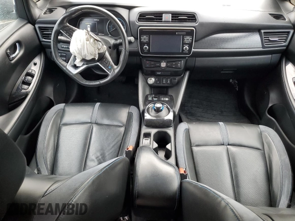 2018 Nissan LEAF SL with VIN 1N4AZ1CP4JC302972, listed as a Copart auction lot 81097124 with 59,813 mi miles and Salvage Title. Bid and sale history available at DreamBid. Image 8.