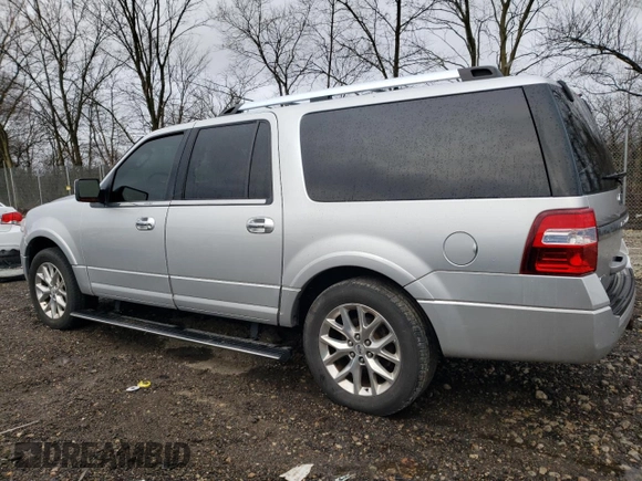 2015 Ford Expedition Max Limited with VIN 1FMJK2AT6FEF29494, listed as a Copart auction lot 49804855 with 187,099 mi miles and Clean title. Bid and sale history available at DreamBid. Image 2.