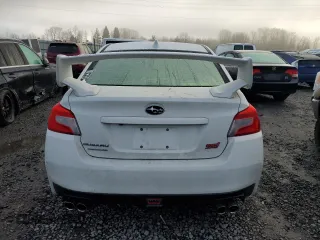 2021 Subaru WRX STI with VIN JF1VA2S69M9811240, listed as a Copart auction lot 81196594 with 29,333 mi miles and Salvage title. Bid and sale history available at DreamBid. Image 6.