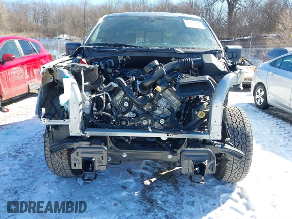 2024 Ford F-150 XLT with VIN 1FTFW3L57RKD19382, listed as a IAAI auction lot 41624945 with 9,765 mi miles. Bid and sale history available at carsss.com. Image 6.