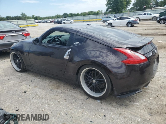 2010 Nissan 370Z Touring with VIN JN1AZ4EH1AM504571, listed as a Copart auction lot 67776294 with 56,166 mi miles and Salvage Title. Bid and sale history available at carsss.com. Image 2.