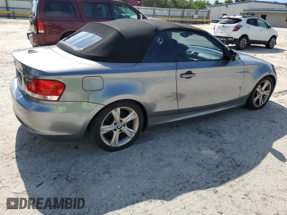 2010 BMW 1 Series 128i with VIN WBAUL7C53AVJ77586, listed as a Copart auction lot 65931574 with 125,025 mi miles and Non repairable. Bid and sale history available at DreamBid. Image 3.