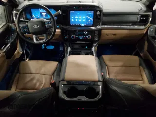 2024 Ford F-350 XL with VIN 1FT8W3BT2REC93958, listed as a Copart auction lot 47363735 with 17,143 mi miles and Salvage Title. Bid and sale history available at DreamBid. Image 8.