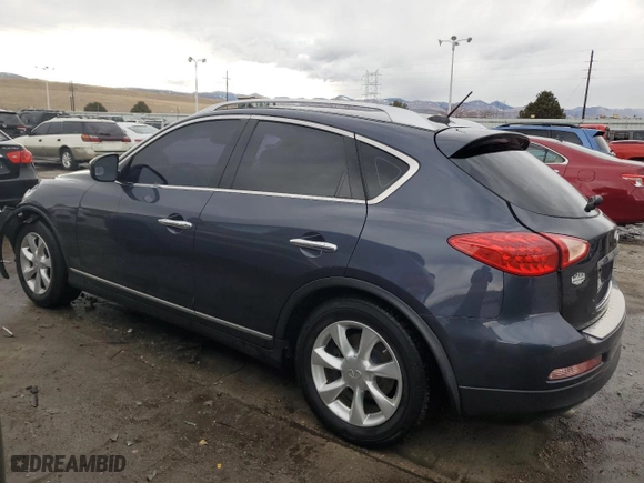 2009 Infiniti EX35 Journey with VIN JNKAJ09F29M950793, listed as a Copart auction lot 45424865 with 115,770 mi miles and Salvage Title. Bid and sale history available at carsss.com. Image 2.