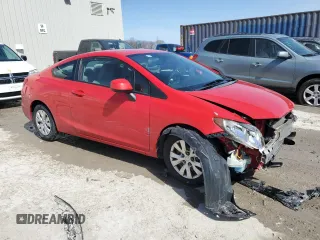 2012 Honda Civic Cpe LX with VIN 2HGFG3B57CH557019, listed as a Copart auction lot 48634335 with 120,678 mi miles and Salvage Title. Bid and sale history available at carsss.com. Image 4.