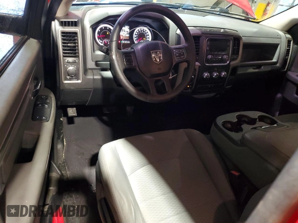 2015 Ram 1500 Tradesman with VIN 3C6JR7DG4FG676862, listed as a Copart auction lot 58736925 with 81,865 mi miles and Salvage title. Bid and sale history available at DreamBid. Image 8.