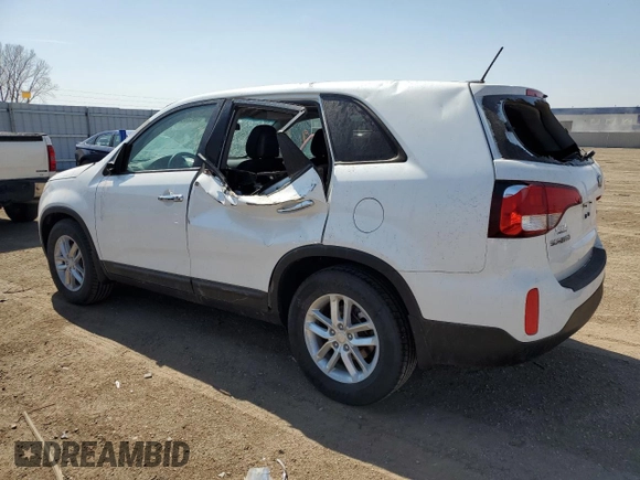2014 Kia Sorento LX with VIN 5XYKT3A63EG524751, listed as a Copart auction lot 50578515 with 120,947 mi miles and Salvage Title. Bid and sale history available at carsss.com. Image 2.