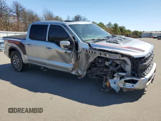 2023 Ford F-150 Raptor with VIN 1FTFW1RG7PFA65014, listed as a Copart auction lot 53156795 with 62,648 mi miles and Salvage Title. Bid and sale history available at DreamBid. Image 4.