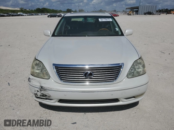 2004 Lexus LS 430 z VIN JTHBN36F840148313, wystawiony jako Copart lot #58170415 z przebiegiem 324 052 mil mil oraz Czysty tytuł • Clean title. Historia ofert i sprzedaży dostępna na DreamBid. Obrazek 5.