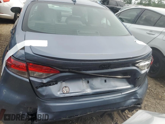 2024 Toyota Corolla SE with VIN 5YFS4MCE2RP187286, listed as a Copart auction lot 52734265 with 8,753 mi miles and Salvage Title. Bid and sale history available at DreamBid. Image 6.