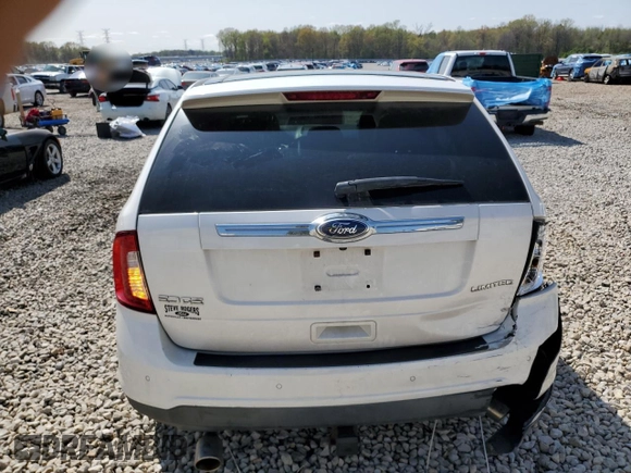 2011 Ford Edge Limited with VIN 2FMDK3KC2BBB38219, listed as a Copart auction lot 51023255 with 151,116 mi miles and Salvage Title. Bid and sale history available at carsss.com. Image 6.