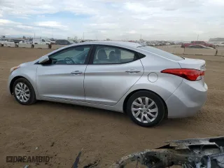 2012 Hyundai Elantra GLS with VIN KMHDH4AE1CU406146, listed as a Copart auction lot 50930485 with 164,825 mi miles and Clean Title. Bid and sale history available at carsss.com. Image 2.