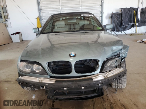 2004 BMW 3 Series 325Ci with VIN WBABW33424PG98566, listed as a Copart auction lot 45933875 with 92,577 mi miles and Salvage Title. Bid and sale history available at carsss.com. Image 5.