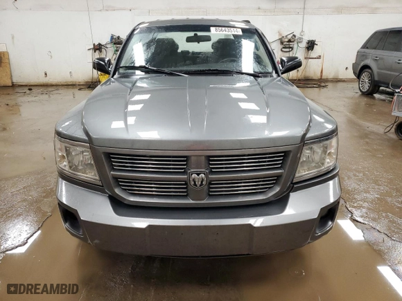 2011 Ram Dakota Bighorn/Lonestar with VIN 1D7RW3GK4BS504840, listed as a Copart auction lot 85643514 with 258,146 mi miles and Clean Title. Bid and sale history available at carsss.com. Image 5.