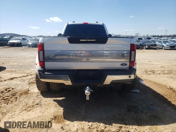2022 Ford F-350 XL with VIN 1FT8W3DT4NED32783, listed as a Copart auction lot 46214285 with 34,715 mi miles and Clean Title. Bid and sale history available at DreamBid. Image 6.