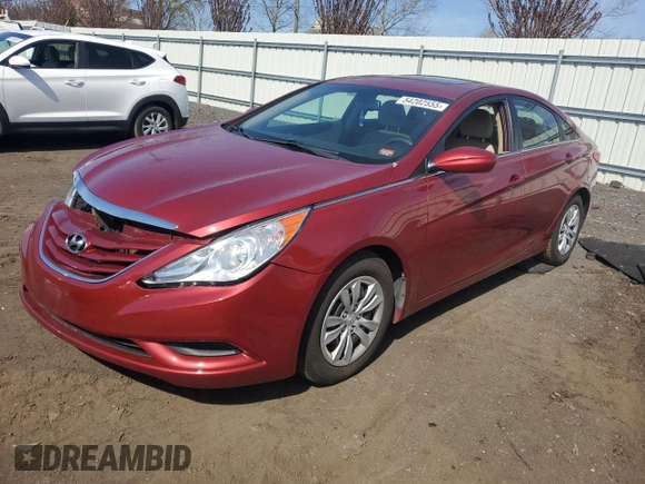 2013 Hyundai Sonata GLS z VIN 5NPEB4AC1DH535427, wystawiony jako Copart lot #54202555 z przebiegiem 125 878 mil mil oraz Szkoda całkowita • Salvage title. Historia ofert i sprzedaży dostępna na DreamBid. Obrazek 1.