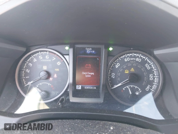 2016 Toyota Tacoma SR with VIN 3TMCZ5AN1GM033770, listed as a IAAI auction lot 41418290 with 122,000 mi miles. Bid and sale history available at carsss.com. Image 7.