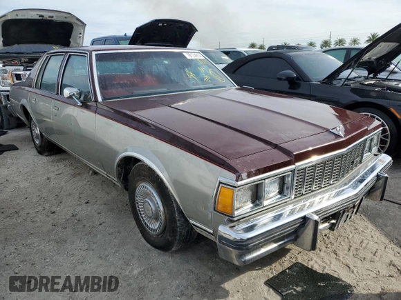 1979 Chevrolet Caprice with VIN 1N69L9J320518, listed as a Copart auction lot 78174914 with 49,981 mi miles and Non repairable. Bid and sale history available at DreamBid. Image 4.