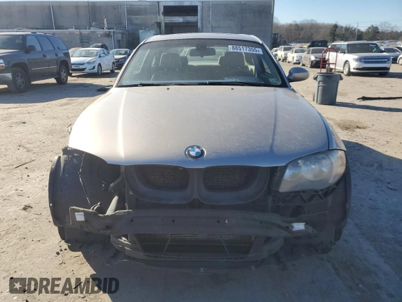 2009 BMW 1 Series 128i with VIN WBAUP73509VK76303, listed as a Copart auction lot 88517355 with 93,559 mi miles and Salvage Title. Bid and sale history available at carsss.com. Image 5.