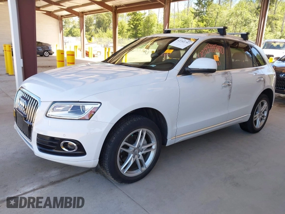 2015 Audi Q5 Premium Plus with VIN WA1LFAFP9FA016930, listed as a IAAI auction lot 42392757 with 76,988 mi miles and . Bid and sale history available at DreamBid. Image 2.