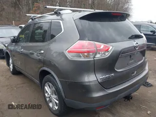 2016 Nissan Rogue SV with VIN KNMAT2MV6GP695258, listed as a IAAI auction lot 41720496 with 148,149 mi miles and . Bid and sale history available at carsss.com. Image 3.