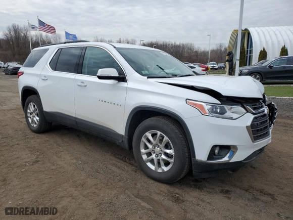 2021 Chevrolet Traverse LT Cloth with VIN 1GNEVGKW2MJ188769, listed as a Copart auction lot 47722285 with 48,169 mi miles and Salvage Title. Bid and sale history available at carsss.com. Image 4.
