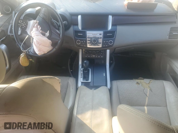 2009 Acura RDX Technology with VIN 5J8TB18589A002925, listed as a Copart auction lot 62224635 with Not provided miles and Salvage title. Bid and sale history available at DreamBid. Image 8.