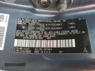 2015 Toyota Sienna XLE с VIN 5TDYK3DC8FS671800, выставлен на аукционе Copart как лот 49820685 с пробегом 110 256 миль миль и Списание • Salvage title. История ставок и продаж доступна на DreamBid. Изображение 15.