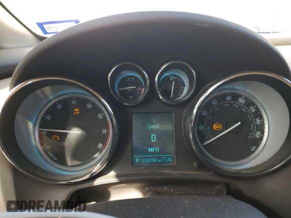 2015 Buick Verano Group z VIN 1G4PS5SK0F4183790, wystawiony jako Copart lot #47796315 z przebiegiem 108 390 mil mil oraz Szkoda całkowita • Salvage title. Historia ofert i sprzedaży dostępna na DreamBid. Obrazek 9.