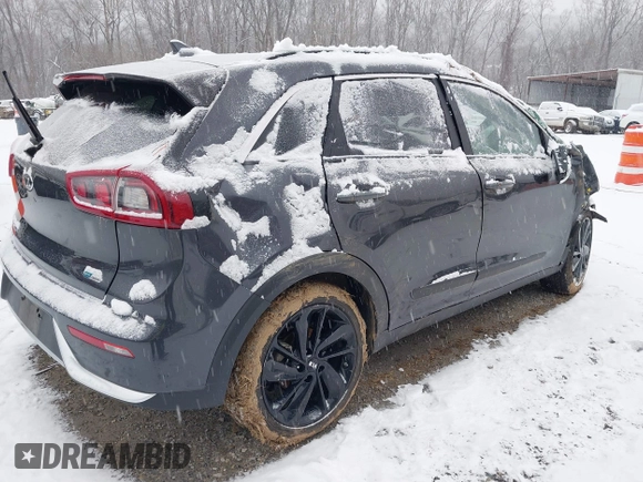 2019 Kia Niro EX with VIN KNDCC3LC3K5257882, listed as a IAAI auction lot 41550466 with 1 mi miles. Bid and sale history available at carsss.com. Image 4.