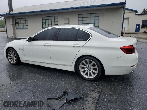 2014 BMW 5 Series 535d xDrive with VIN WBAFV3C52ED684275, listed as a Copart auction lot 58076785 with 90,395 mi miles and Salvage title. Bid and sale history available at DreamBid. Image 2.