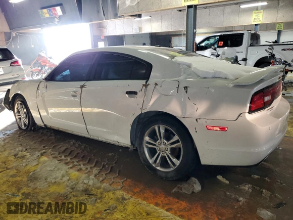 2014 Dodge Charger SXT Plus with VIN 2C3CDXJG1EH148428, listed as a Copart auction lot 41622695 with 0 mi miles and Salvage Title. Bid and sale history available at carsss.com. Image 2.