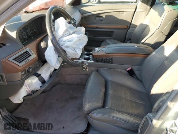 2003 BMW 7 Series 745Li with VIN WBAGN63433DS43345, listed as a Copart auction lot 81220114 with Not Provided miles and Non Repairable. Bid and sale history available at carsss.com. Image 7.