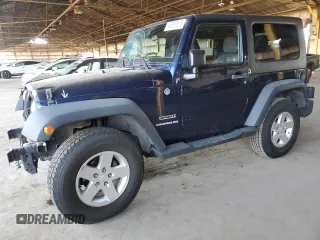 2013 Jeep Wrangler Sport with VIN 1C4GJWAGXDL604850, listed as a Copart auction lot 49509575 with 117,163 mi miles and Salvage Title. Bid and sale history available at carsss.com. Image 1.