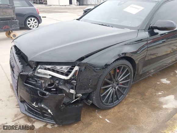 2013 Audi A8 L 4.0L with VIN WAUR2AFDXDN017895, listed as a IAAI auction lot 41609142 with 104,744 mi miles. Bid and sale history available at carsss.com. Image 6.