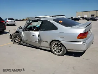 1996 Honda Civic EX with VIN 1HGEJ8147TL049218, listed as a Copart auction lot 73760924 with 0 mi miles and Salvage Title. Bid and sale history available at carsss.com. Image 2.