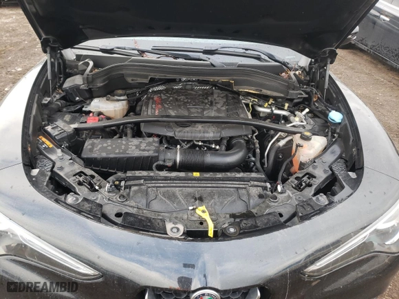2018 Alfa Romeo Stelvio Sport with VIN ZASFAKPN0J7B63249, listed as a Copart auction lot 84498964 with 76,590 mi miles and Salvage Title. Bid and sale history available at carsss.com. Image 11.