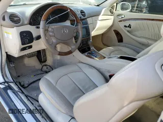 2009 Mercedes-Benz CLK-Class 3.5L with VIN WDBTJ56H39F264312, listed as a Copart auction lot 76835154 with 125,624 mi miles and Salvage Title. Bid and sale history available at carsss.com. Image 8.