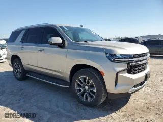 2021 Chevrolet Tahoe LT with VIN 1GNSCNKD0MR381287, listed as a Copart auction lot 46321515 with 32,965 mi miles and Clean Title. Bid and sale history available at carsss.com. Image 4.