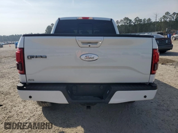 2017 Ford F-150 XL with VIN 1FTEW1EF1HFA28020, listed as a Copart auction lot 43564105 with 55,446 mi miles and Salvage title. Bid and sale history available at DreamBid. Image 6.