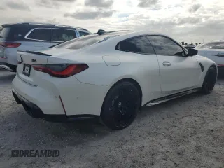 2022 BMW M4 Competition xDrive with VIN WBS43AZ02NCJ02450, listed as a Copart auction lot 77709924 with 22,378 mi miles and Non Repairable. Bid and sale history available at carsss.com. Image 3.